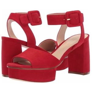 Stuart Weitzman Newdeal Ankle Strap Platform Sz 9